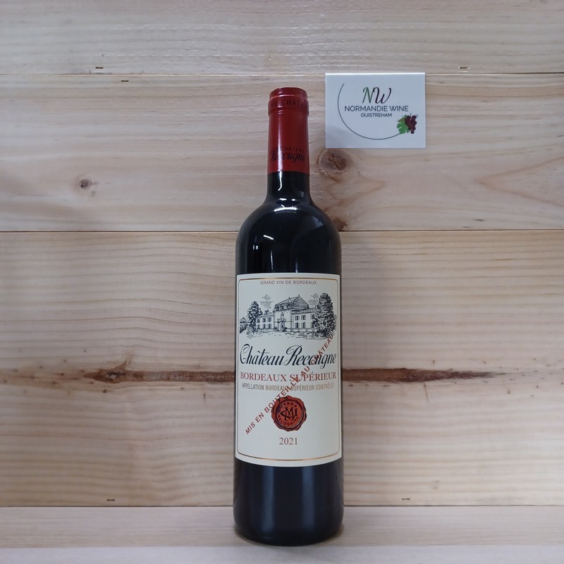 BORDEAUX SUPERIEUR ROUGE - CHATEAU RECOUGNE
