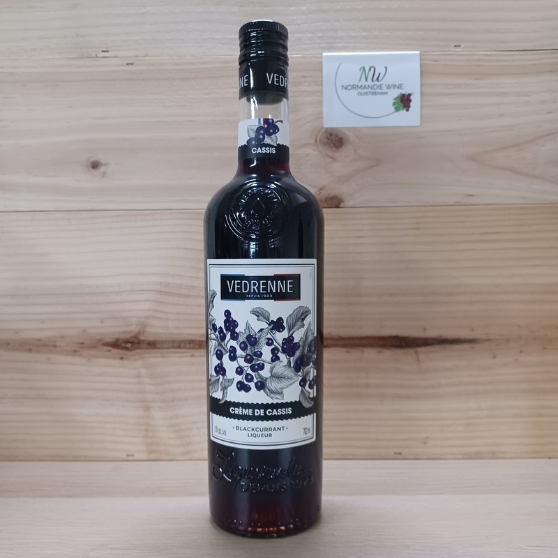 VEDRENNE -  CASSIS CREME 15° - 70 CL