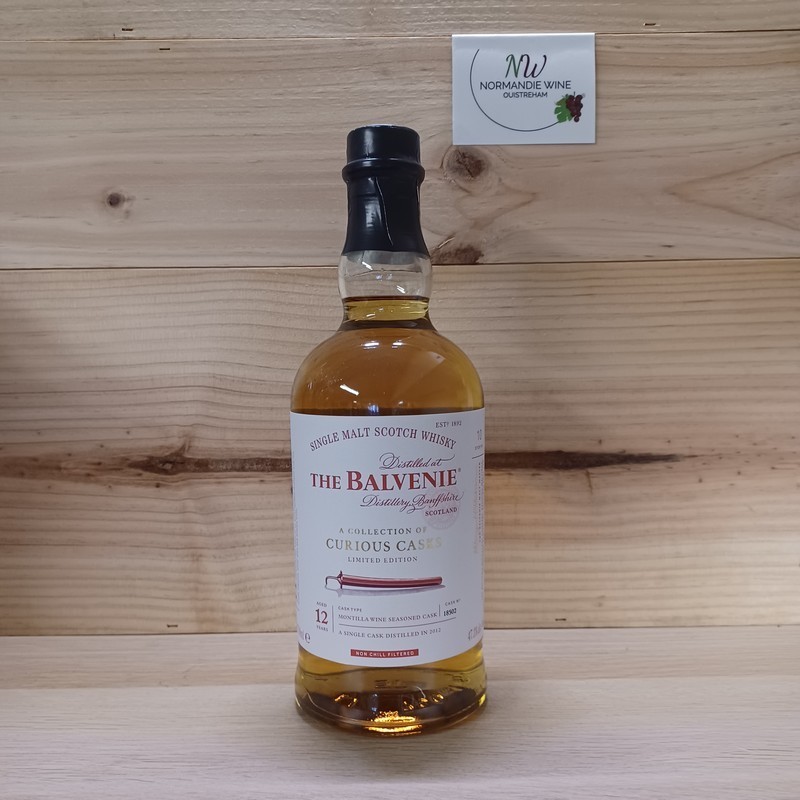 BALVENIE 12 ANS  - CURIOUS CASK MONTILLA FINISH