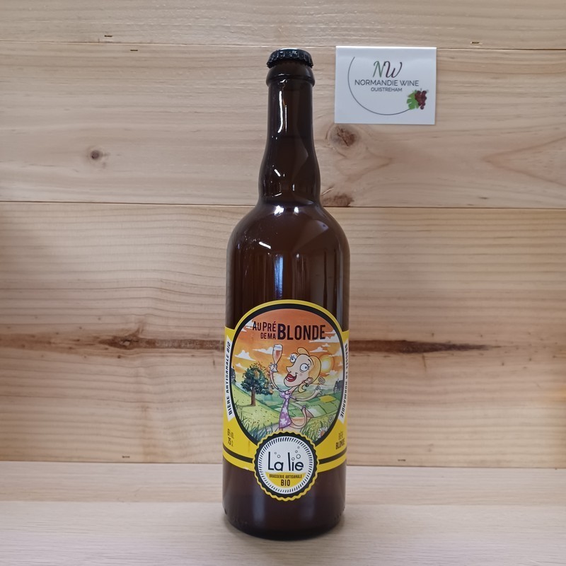 LA LIE 75CL - BLONDE - AU PRE DE MA BLONDE - BRASSERIE LA LIE