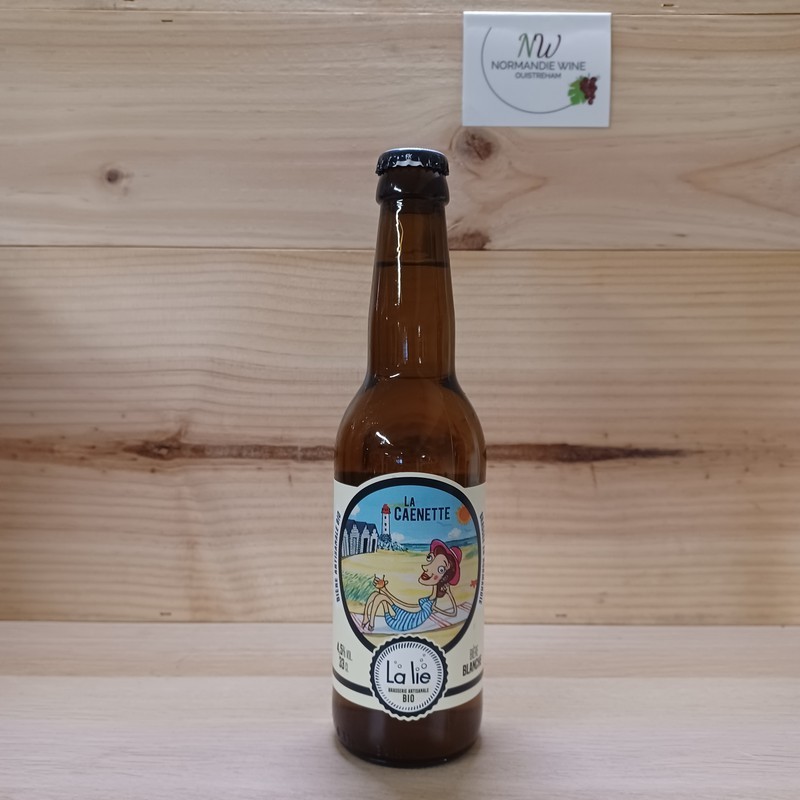 LA LIE 33CL - BLANCHE BIO - LA CAENETTE  - BRASSERIE LA LIE