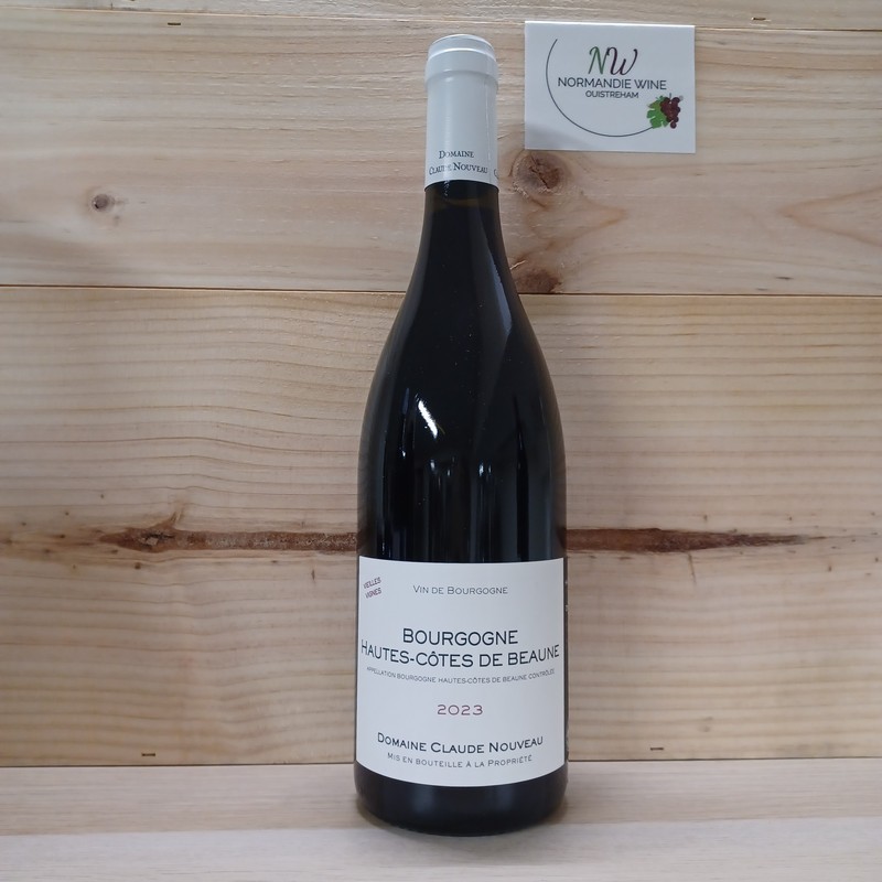 BOURGOGNE HAUTES COTES DE BEAUNE ROUGE - CLAUDE NOUVEAU