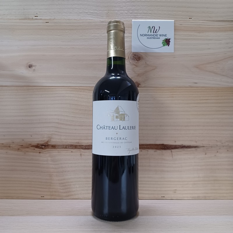 BERGERAC ROUGE - MERLOT - CHATEAU LAULERIE