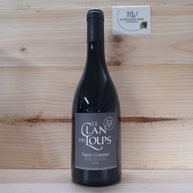COTES DU RHONE VILLAGE SAINT GERVAIS - LE CLAN DES LOUPS - CHARTREUX