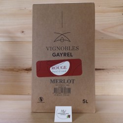 5L IGP TARN MERLOT GAYREL