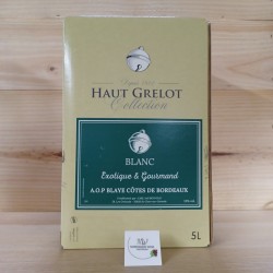 5L BLAYE COTE DE BORDEAUX BLANC - CHT HAUT GRELOT