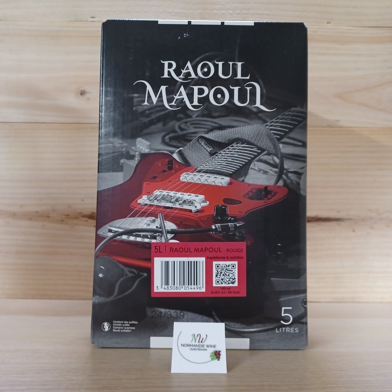 5L VDF ROUGE - RAOUL MAPOUL