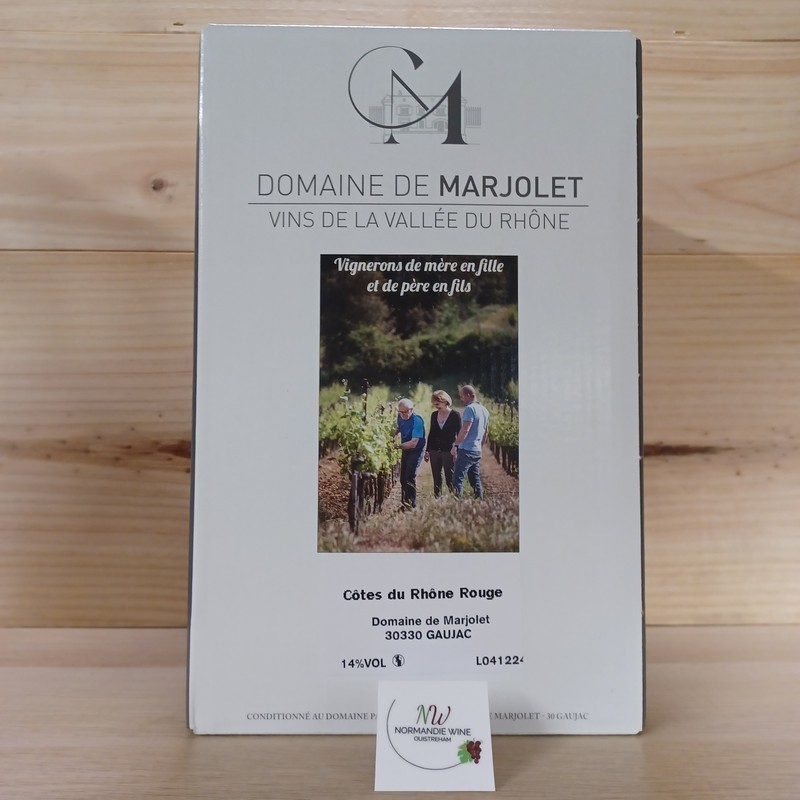 10L CÔTES DU RHÔNE - CHATEAU DE MARJOLET