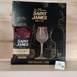 SAINT JAMES VSOP COFFRET 2 VERRES