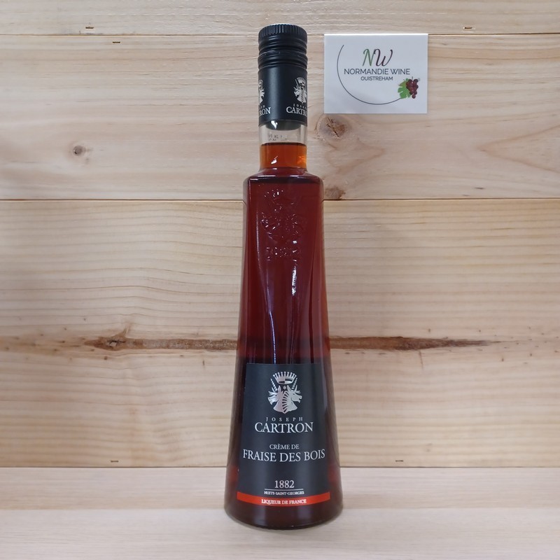 CREME DE FRAISE DES BOIS  50 CL -  CARTRON
