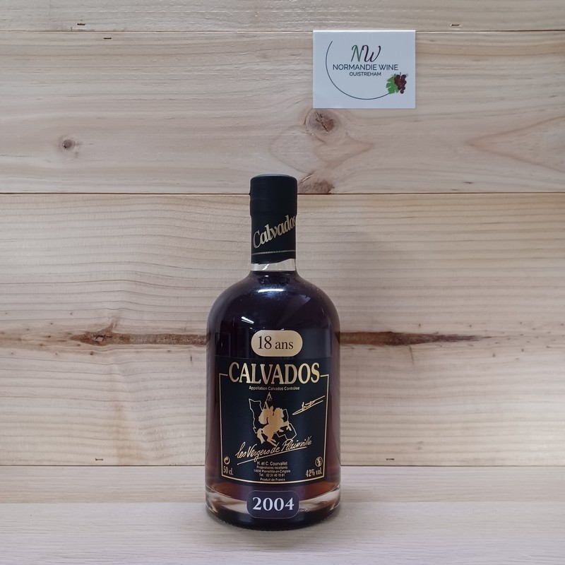 LES VERGERS DE PLAINVILLE - CALVADOS  2004 - 18 ANS - 50 CL